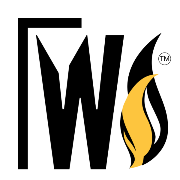 The Webpage Site TWS logo with a flame on it.