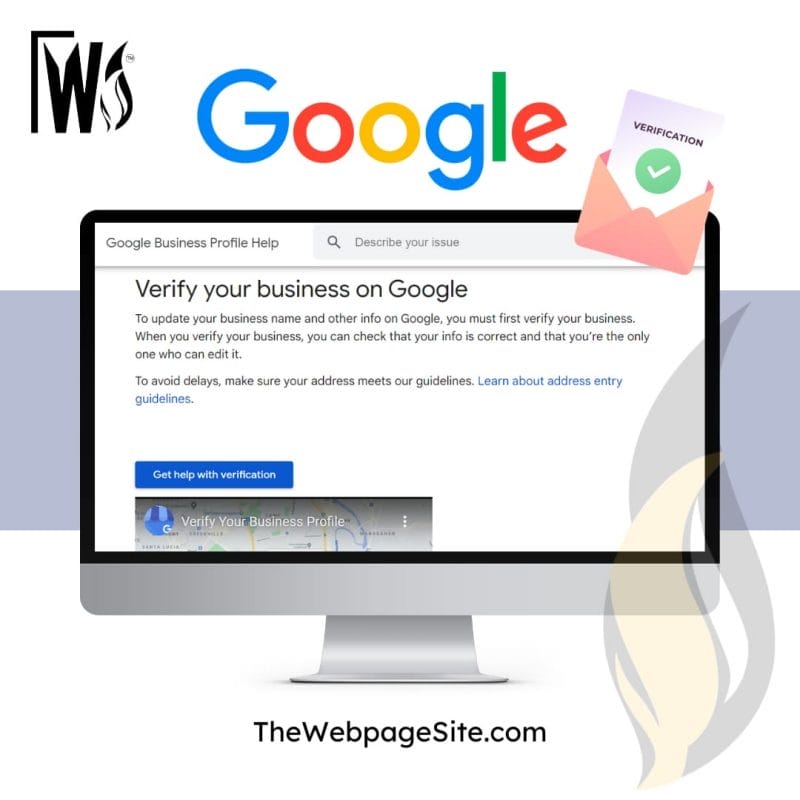 Google Business Page with Verification